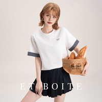  Et Boite/法文箱子 显瘦 女士短袖T恤