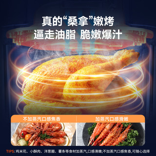 DU PONT【世界500强】美国杜邦空气炸锅家用大容量蒸汽炸锅烹饪机
