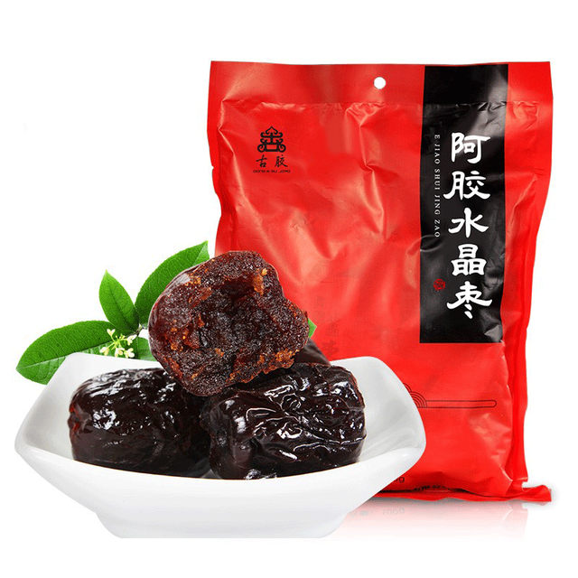 古胶 阿胶水晶枣100g软糯香甜网红办公零食 1袋装