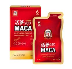 korean red ginseng 正官庄 六年根高丽参活参28D玛卡饮品50ml*10包/盒 台湾版