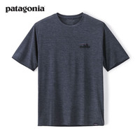 巴塔哥尼亚（Patagonia）男士休闲C1多功能 圆领速干短袖T恤 Cap Cool 45235 SKYX XL