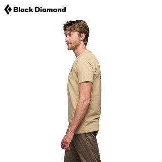 Black DiamondBlack Diamond黑钻BD户外运动男短袖有机棉攀岩休闲T恤夏新752440 Dark Curry-7001 S