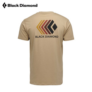Black DiamondBlack Diamond黑钻BD户外运动男短袖有机棉攀岩休闲T恤夏新752440 Dark Curry-7001 S
