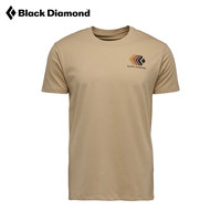 Black DiamondBlack Diamond黑钻BD户外运动男短袖有机棉攀岩休闲T恤夏新752440 Black-0002 XS