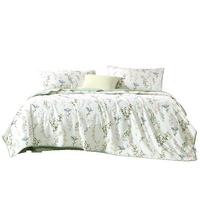 富安娜（FUANNA）旗下馨而乐纯棉夏被三件套空调被全棉春夏被芯学生宿舍免被套被芯 浅夏白【亲肤纯棉 水洗无忧】 152*210cm夏被*1+床单*1+枕套*1