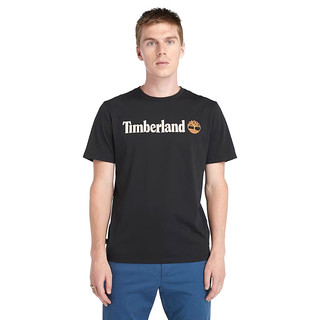 TIMBERLAND/添柏岚男士短袖T恤25夏季纯棉圆领户外休闲打底衫 S TB0A43V5-卡其