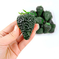 草莓苗盆栽 四季草莓苗 攀援草莓苗 盆栽草莓大苗 奶油草莓苗盆栽地栽南方北方种植当年结果 黑巴克  4颗