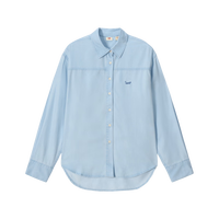 Levi's李维斯冰酷系列25年春季新款女士美式商务休闲牛仔衬衫 003YP-0000