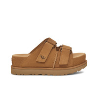 UGG夏季女士时尚舒适纯色厚底露趾可调式束带休闲凉拖鞋 1155458 CHE | 栗色 43