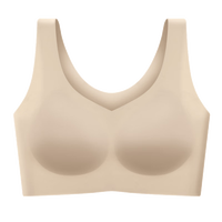 芬腾可安(FENTENGCARE)【2件装】固定乳胶杯无痕高弹裸感调整型收副乳内衣女无钢圈文胸
