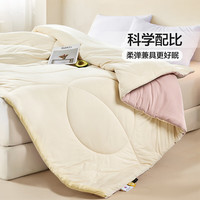 富安娜 被子A类超柔针织60%大豆纤维被双人四季被芯JDear京东