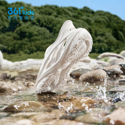 361° 儿童沙滩凉鞋 羽毛白 33码