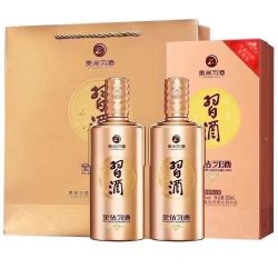 习酒 金钻 53%vol 酱香型白酒 500ml*2瓶