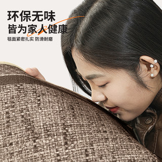 简约入户门地垫室外门垫门口地毯耐磨耐蹭脚垫耐脏亚麻除尘脚垫 陌尘