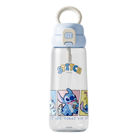 迪士尼(Disney)儿童水杯夏季幼儿园吸管杯水杯学生上学专用水壶生日礼物