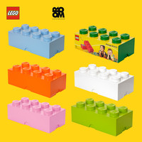 ROOM乐高玩具8颗粒收纳盒大号整理箱LEGO 积木收纳箱多功能储物盒 50*25*18cm 乐高8颗粒-黄色 国产/波兰