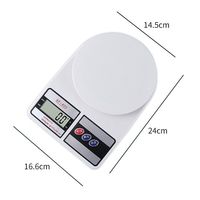 拜杰厨房秤家用电子秤高精度食物称厨房蛋糕烘焙秤克称0.1g电子秤