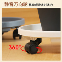 卉馨移动花盆托盘带滑轮花架花盘垫底座带万向轮加厚塑料底盘底座