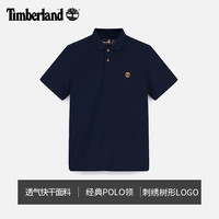 Timberland/添柏岚 快干凉感 男士POLO衫 A66DU001/黑色 S