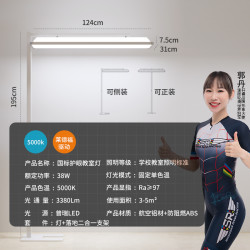 轩睿 XREL-301240-2 落地护眼灯 38W 莱福德驱动 5000K色温