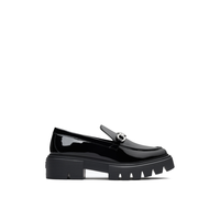 STUART WEITZMAN SW SIGNATURE HEART LOAFER 爱心扣饰厚底乐福鞋女小皮鞋