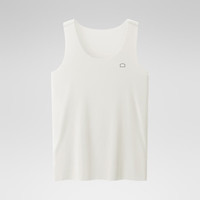 蕉内棉棉301H男士无痕随心裁背心吊带居家睡觉无感60支棉感透气打底衫 暖白【1件装】 S
