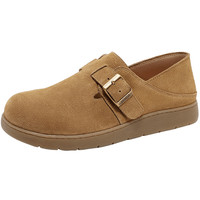 森达麻薯勃肯鞋女鞋2025春超软舒适休闲平底包头半拖鞋4UR20 半拖款·擦色棕 32