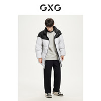 GXG男装 奥莱冬季五色立领男士保暖面包服羽绒服 粉色 165/S