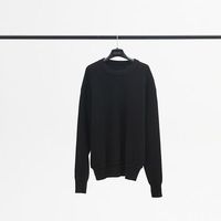 simple pieces男女同款冬季SPS毛衣懒人宽松柔软纯棉针织衫