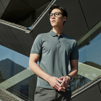 YOUNGOR/雅戈尔 桑蚕丝面料手感滑爽 男士短袖POLO衫
