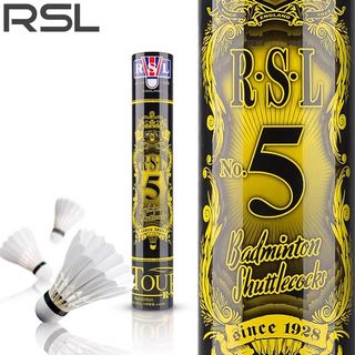 亚狮龙5号羽毛球RSL5号耐打飞行稳定12只训练比赛亚5鸭毛球五