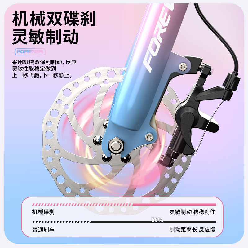 三刀/炫彩粉/竞速轴承/一体轮毂