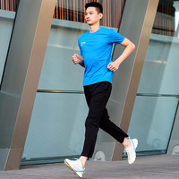 多威 Do-WIN运动T恤男女圆领衫跑步训练短袖休闲运动服2212038 蓝色 3XL