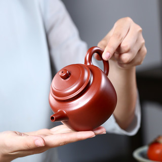【畅陶】宜兴紫砂壶泡茶壶李晓璐紫砂茶壶套装家用大红袍德钟高款