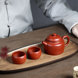 【畅陶】宜兴紫砂壶泡茶壶李晓璐紫砂茶壶套装家用大红袍德钟高款
