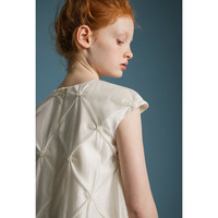ELLE KIDS法式无袖肌理感连衣裙女儿童夏季甜美背心长裙