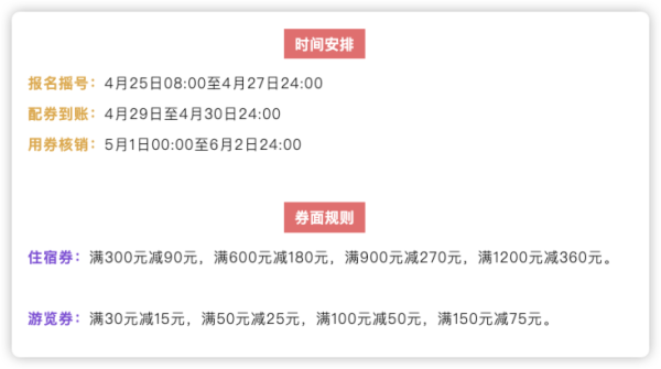 开始报名了！五一端午可用！上海消费券 餐饮/旅游/住宿都有！