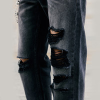 李维斯Levi's®SilverTab™25年春季男士美式高街505标准直筒牛仔裤 黑色 34/32