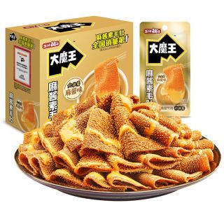 盐津铺子 盒装大魔王素毛肚216g香辣火锅魔芋毛肚饱腹解馋休闲零食