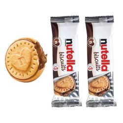 nutella 费列罗能多益榛子巧克力酱夹心爱心饼干单依纯同款曲奇