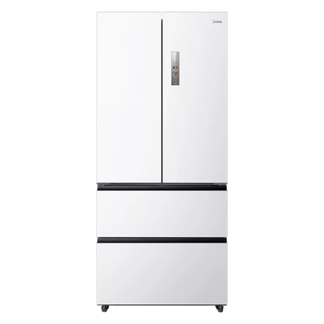 美的 安睡M60小机皇520L法式四开门冰箱双系统2.0超薄零嵌入式一级能效无霜白BCD-520WUFPZM(E)