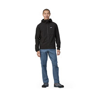 Patagonia 男R1 TechFace 连帽软壳抓绒衣83576 BLK-黑色 M