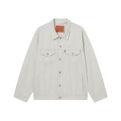 Levi's 李维斯 25年春季男士时尚休闲宽松工装风夹克外套 灰白色