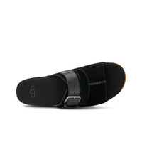 UGG夏季女士舒适时尚厚底露趾休闲一字拖鞋1167451BLK|黑色 37