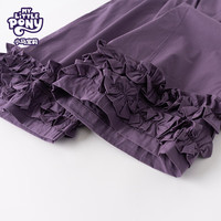 MY LITTLE PONY小马宝莉25夏季女包时尚满印可爱无袖套装 紫色 100