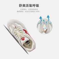 Kappa Kids卡帕童鞋男女童春季时尚百搭易穿脱儿童简约跑步鞋 灰红 单层 37
