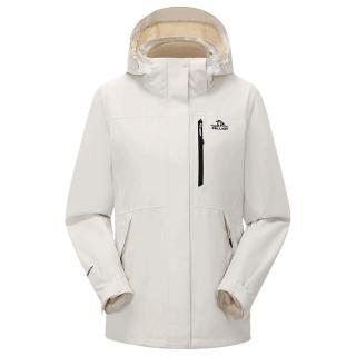 伯希和户外抓绒服冲锋衣女冬季三合一防风防水登山服
