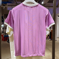 阿迪达斯三叶草短袖女装 2024夏季3 STRIPE TEE户外运动服休闲T恤 IY7226 L