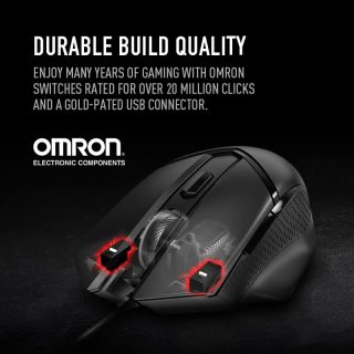 微星 Clutch GM20 Elite 游戏鼠标 6400 DPI 点击  特价促销！