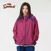 THE SIMPSONS辛普森一家连帽防晒衣2025夏季薄外套宽松休闲百搭拼色防晒服 费洛伊德粉 2XL (185/100A)